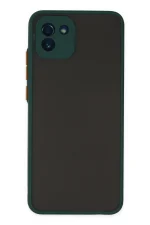 Newface Samsung Galaxy A03 Kılıf Montreal Silikon Kapak - Yeşil