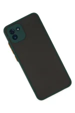 Newface Samsung Galaxy A03 Kılıf Montreal Silikon Kapak - Yeşil - Görsel 3