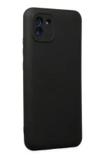 Newface Samsung Galaxy A03 Kılıf Nano içi Kadife Silikon - Siyah - Görsel 2