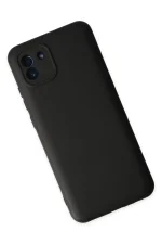 Newface Samsung Galaxy A03 Kılıf Nano içi Kadife Silikon - Siyah - Görsel 3