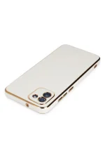 Newface Samsung Galaxy A03 Kılıf Volet Silikon - Beyaz - Görsel 4