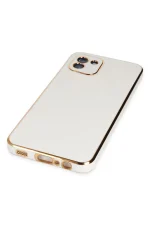 Newface Samsung Galaxy A03 Kılıf Volet Silikon - Beyaz - Görsel 5