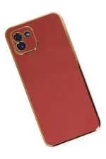 Newface Samsung Galaxy A03 Kılıf Volet Silikon - Kırmızı - Görsel 3