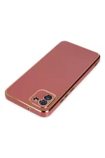 Newface Samsung Galaxy A03 Kılıf Volet Silikon - Kırmızı - Görsel 4