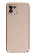 Newface Samsung Galaxy A03 Kılıf Volet Silikon - Pembe - Görsel 2