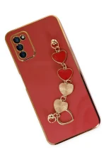 Newface Samsung Galaxy A03S Kılıf Esila Silikon - Kırmızı - Görsel 3