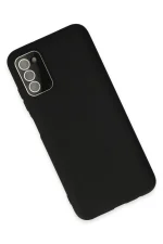 Newface Samsung Galaxy A03S Kılıf Lansman Glass Kapak - Siyah - Görsel 3