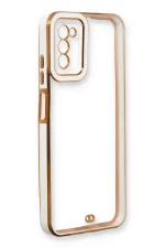 Newface Samsung Galaxy A03S Kılıf Liva Lens Silikon - Beyaz - Görsel 4