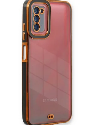 Newface Samsung Galaxy A03S Kılıf Liva Lens Silikon - Siyah