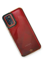 Newface Samsung Galaxy A03S Kılıf Liva Lens Silikon - Yeşil - Görsel 3