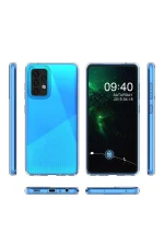 Newface Samsung Galaxy A03S Kılıf Lüx Şeffaf Silikon - Görsel 2