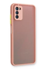 Newface Samsung Galaxy A03S Kılıf Montreal Silikon Kapak - Pembe - Görsel 2