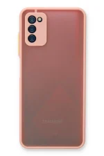 Newface Samsung Galaxy A03S Kılıf Montreal Silikon Kapak - Pembe