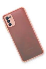 Newface Samsung Galaxy A03S Kılıf Montreal Silikon Kapak - Pembe - Görsel 3