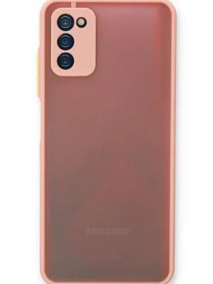 Newface Samsung Galaxy A03S Kılıf Montreal Silikon Kapak - Pembe