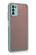 Newface Samsung Galaxy A03S Kılıf Montreal Silikon Kapak - Turkuaz - Görsel 2