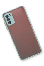 Newface Samsung Galaxy A03S Kılıf Montreal Silikon Kapak - Turkuaz - Görsel 3