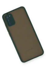 Newface Samsung Galaxy A03S Kılıf Montreal Silikon Kapak - Yeşil - Görsel 3