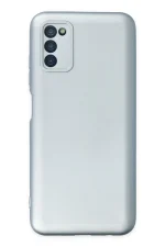 Newface Samsung Galaxy A03S Kılıf Nano içi Kadife Silikon - Sky Blue