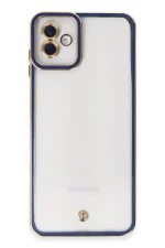 Newface Samsung Galaxy A04 Kılıf Liva Lens Silikon - Mavi - Görsel 2