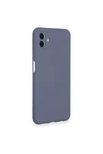 Newface Samsung Galaxy A04 Kılıf Nano içi Kadife Silikon - Gri - Görsel 2