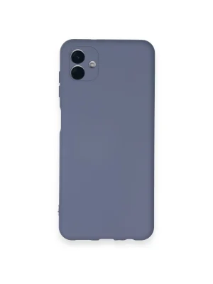 Newface Samsung Galaxy A04 Kılıf Nano içi Kadife Silikon - Gri