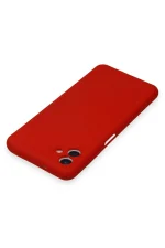 Newface Samsung Galaxy A04 Kılıf Nano içi Kadife Silikon - Kırmızı - Görsel 4