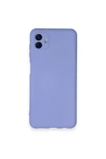 Newface Samsung Galaxy A04 Kılıf Nano içi Kadife Silikon - Lila