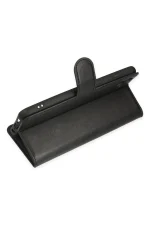 Newface Samsung Galaxy A04 Kılıf Trend S Plus Kapaklı Kılıf - Siyah - Görsel 3