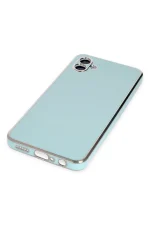 Newface Samsung Galaxy A04 Kılıf Volet Silikon - Açık Yeşil - Görsel 5