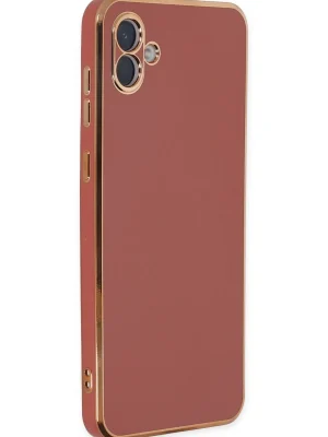 Newface Samsung Galaxy A04 Kılıf Volet Silikon - Kırmızı