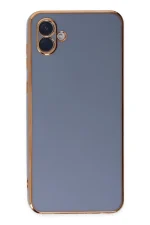 Newface Samsung Galaxy A04 Kılıf Volet Silikon - Mavi - Görsel 2