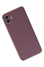 Newface Samsung Galaxy A04 Kılıf Volet Silikon - Mor - Görsel 3