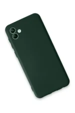 Newface Samsung Galaxy A04E Kılıf First Silikon - Koyu Yeşil - Görsel 3