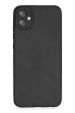 Newface Samsung Galaxy A04E Kılıf Loop Deri Silikon - Siyah