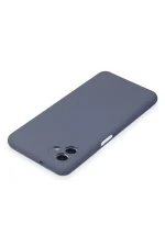 Newface Samsung Galaxy A04E Kılıf Nano içi Kadife Silikon - Gri - Görsel 4