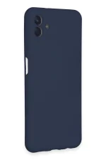 Newface Samsung Galaxy A04E Kılıf Nano içi Kadife Silikon - Lacivert - Görsel 2