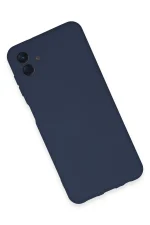 Newface Samsung Galaxy A04E Kılıf Nano içi Kadife Silikon - Lacivert - Görsel 3