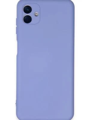 Newface Samsung Galaxy A04E Kılıf Nano içi Kadife Silikon - Lila