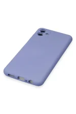 Newface Samsung Galaxy A04E Kılıf Nano içi Kadife Silikon - Lila - Görsel 5