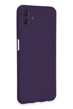 Newface Samsung Galaxy A04E Kılıf Nano içi Kadife Silikon - Mor - Görsel 2
