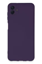 Newface Samsung Galaxy A04E Kılıf Nano içi Kadife Silikon - Mor
