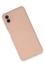 Newface Samsung Galaxy A04E Kılıf Nano içi Kadife Silikon - Pudra - Görsel 3