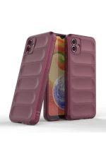 Newface Samsung Galaxy A04E Kılıf Optimum Silikon - Bordo - Görsel 2