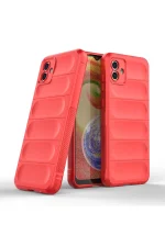 Newface Samsung Galaxy A04E Kılıf Optimum Silikon - Kırmızı - Görsel 2