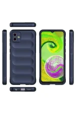 Newface Samsung Galaxy A04E Kılıf Optimum Silikon - Lacivert - Görsel 3