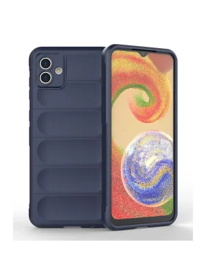 Newface Samsung Galaxy A04E Kılıf Optimum Silikon - Lacivert