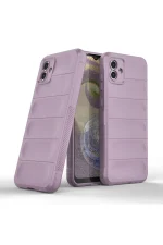 Newface Samsung Galaxy A04E Kılıf Optimum Silikon - Mor - Görsel 2