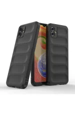 Newface Samsung Galaxy A04E Kılıf Optimum Silikon - Siyah - Görsel 2