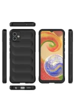 Newface Samsung Galaxy A04E Kılıf Optimum Silikon - Siyah - Görsel 3